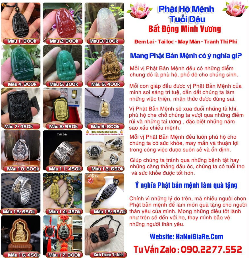 Quà Tặng Hợp Người Tuổi Dậu - Phật Bản Mệnh Tuổi Dậu